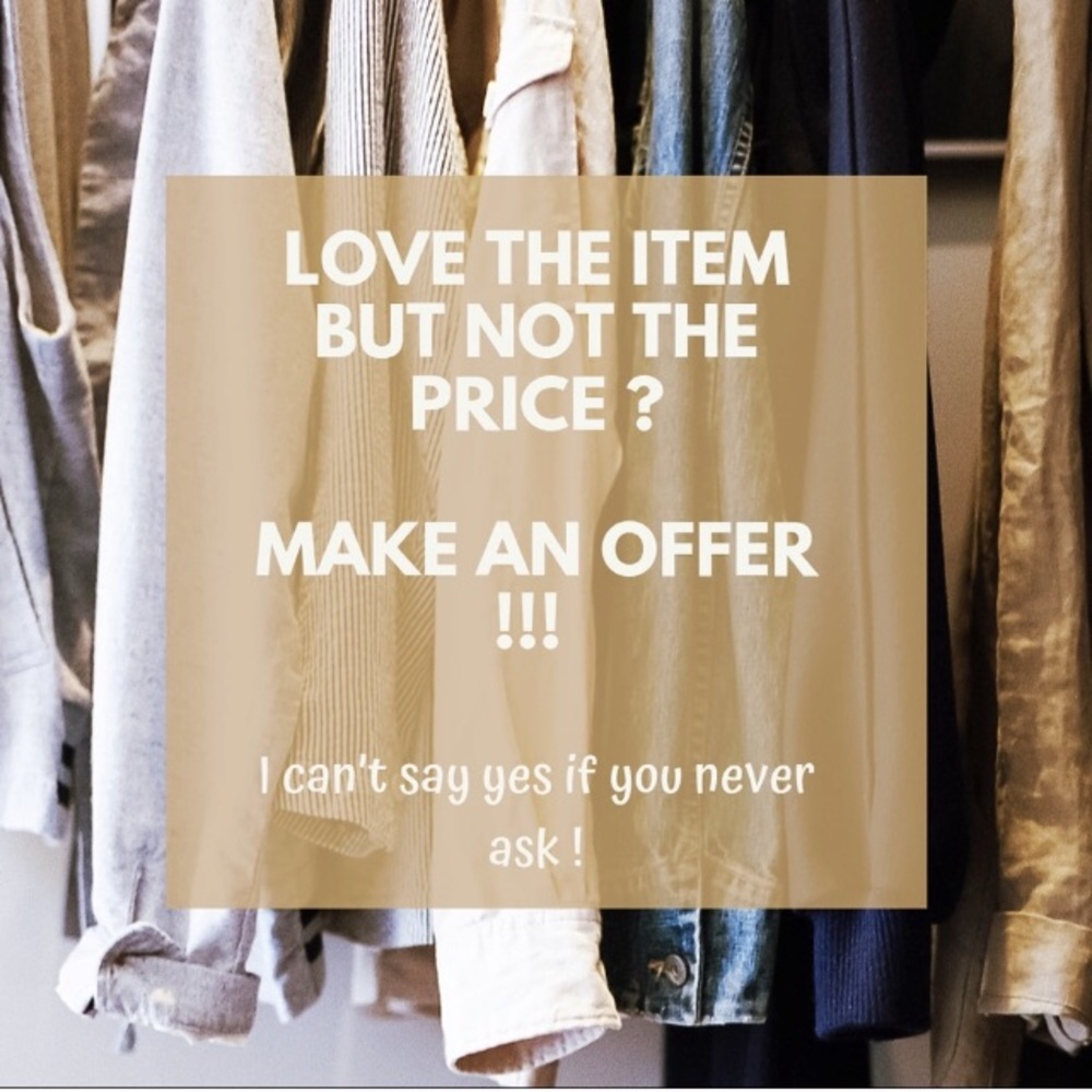 Make offers, bundles—you name it!